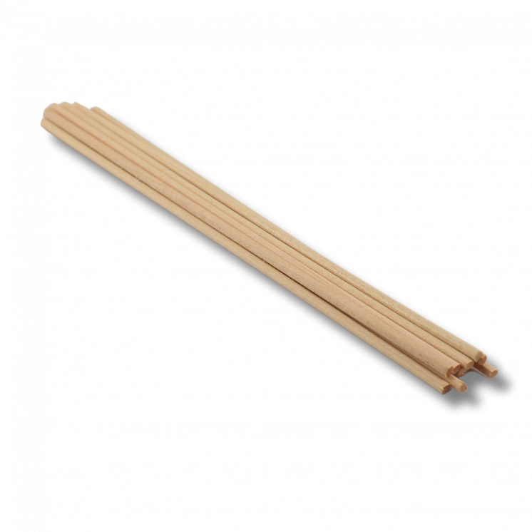 HOROTEC - Chevilles de bois de tilleul pour nettoyage et polissage, Ø 2 à 6 mm (au choix)
