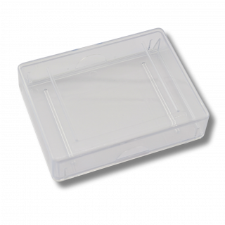 HOROTEC - Boîte rectangulaire en plastique avec fond et couvercle transparents (17.524)