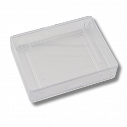 HOROTEC - Boîte rectangulaire en plastique avec fond et couvercle transparents