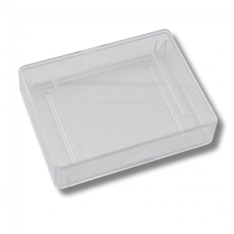 HOROTEC - Boîte rectangulaire en plastique avec fond et couvercle transparents (17.524)
