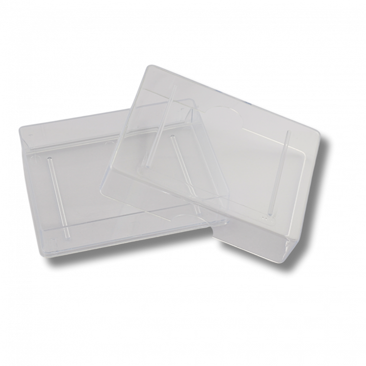 HOROTEC - Boîte rectangulaire en plastique avec fond et couvercle transparents (17.524)