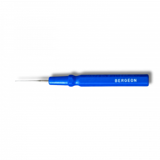 BERGEON - Pique-huile d'horloger plastique, moyen, bleu (30102-BB)