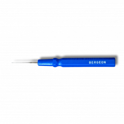 BERGEON - Pique-huile d'horloger plastique, moyen, bleu