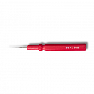 BERGEON - Pique-huile d'horloger plastique, fin, rouge (30102-AR)