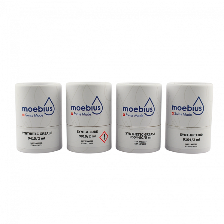 MV - Pack de 4 huiles Moebius pour montres mécaniques