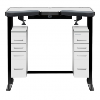 BECO TECHNIC - Établi d'horloger blanc, Ergolift Evolution 100x60cm