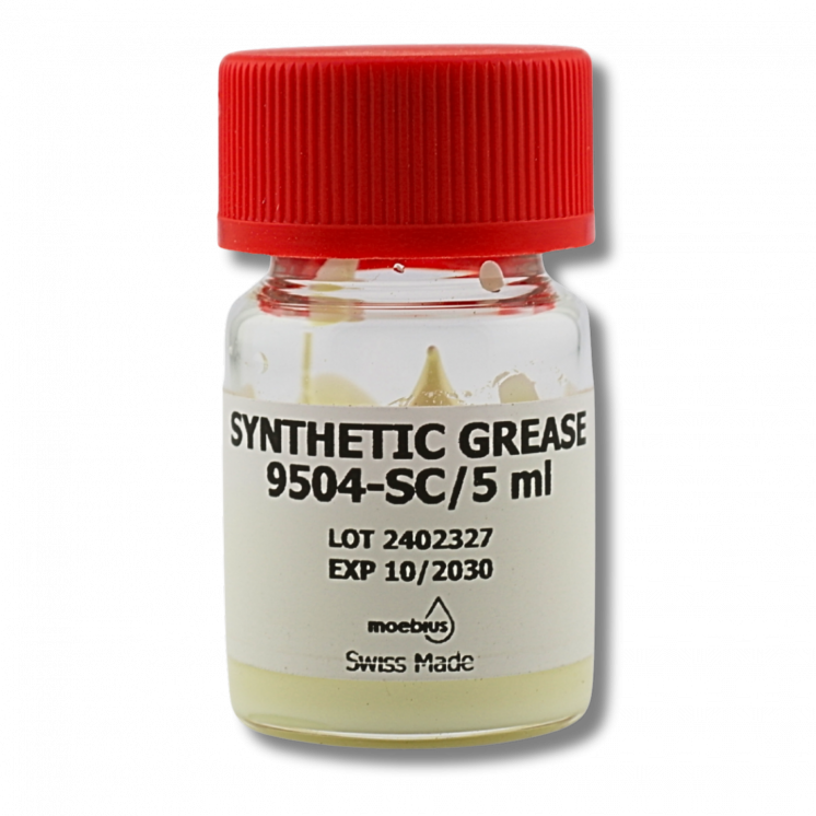 MOEBIUS - 9504 - Graisse molle pour les fonctions de remontage, mise à l'heure, chronographe, sans colorant, 5ml
