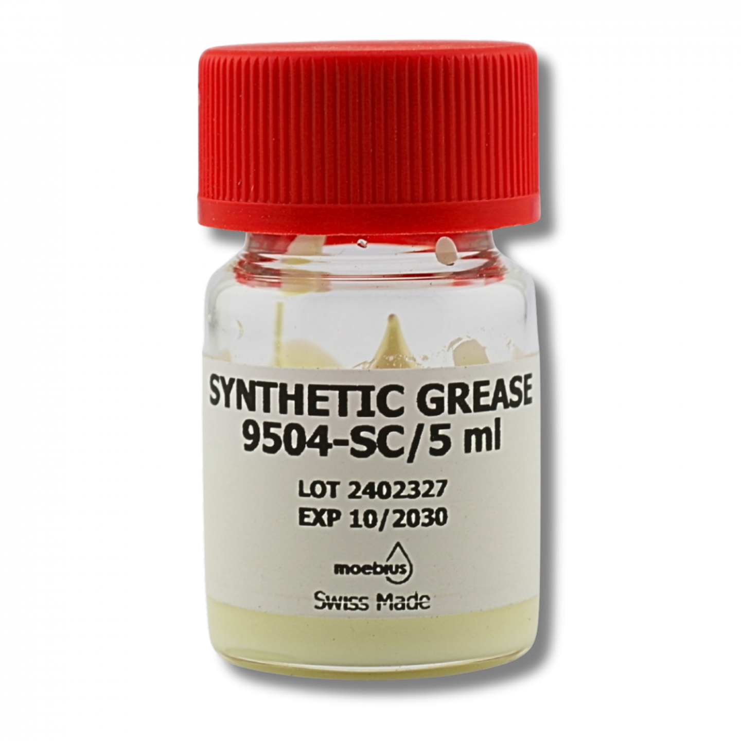 MOEBIUS - 9504 - Graisse molle pour les fonctions de remontage, mise à l'heure, chronographe, sans colorant, 5ml