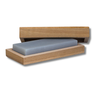 BECO TECHNIC - Pierre d'aiguisage Arkansas, en coffret bois