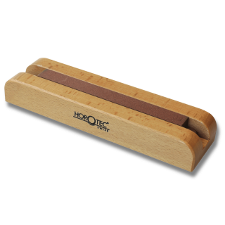HOROTEC - Socle en bois avec pierre d'aiguisage pour l'affûtage des tournevis