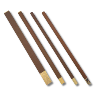 BECO TECHNIC - Assortiment de 10 cabrons émeri, de différentes formes, longueur 250mm