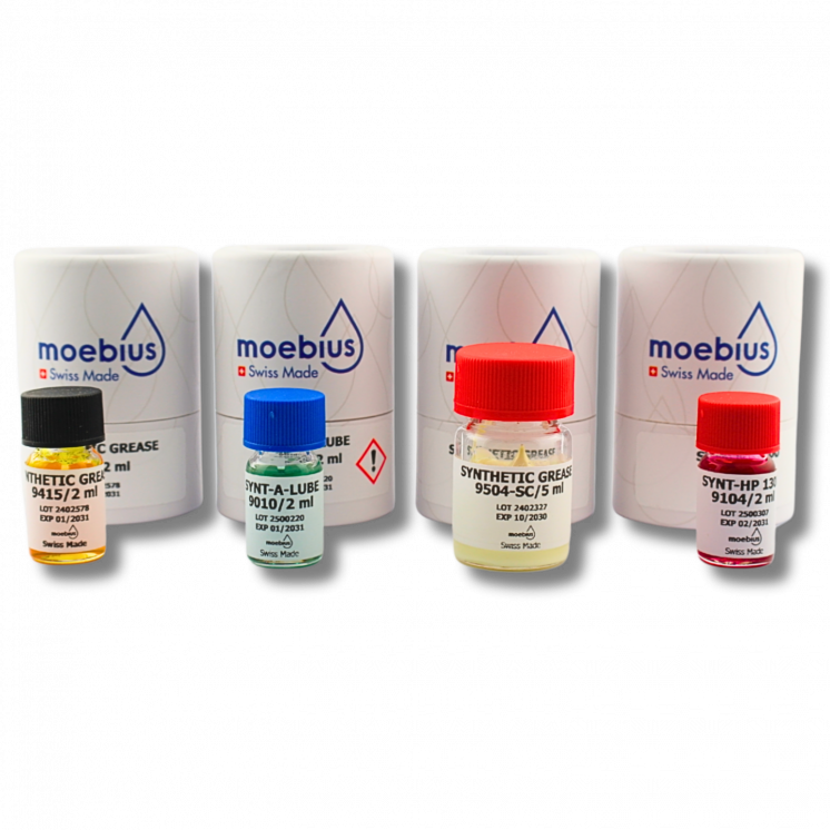 MV - Pack de 4 huiles Moebius pour montres mécaniques