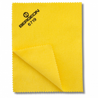 BERGEON - Chiffon imprégné pour l'or, l'argent et autres métaux précieux, 30x20cm (6719)