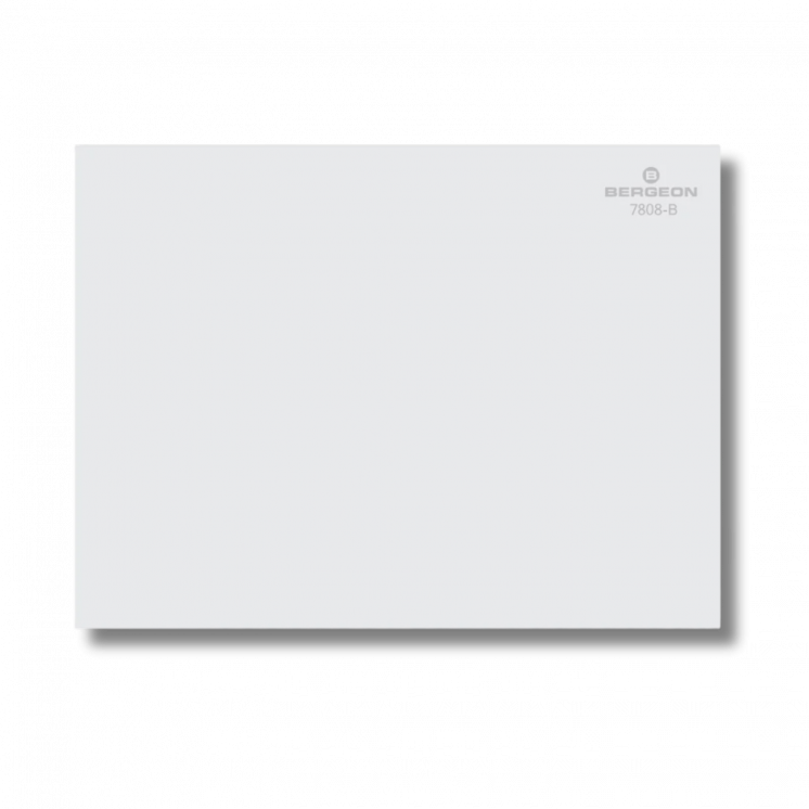 BERGEON - Sous-main d'horloger antidérapant blanc, 32x24cm
