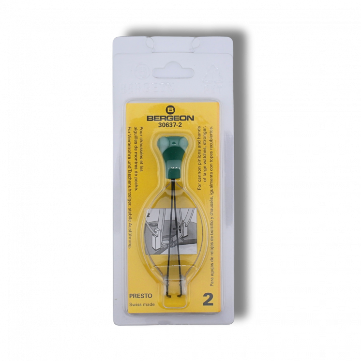 BERGEON - Presto 2 pour enlever les chaussées de mouvement de montres (30637-2)