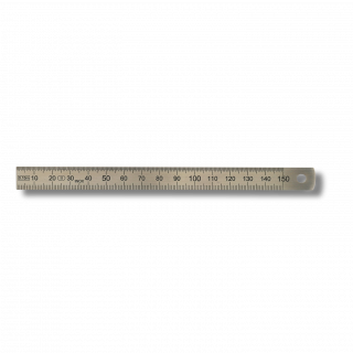 PRATICO - Réglet métallique flexible 150mm, avec graduations par 0,5mm (PR1350.570)