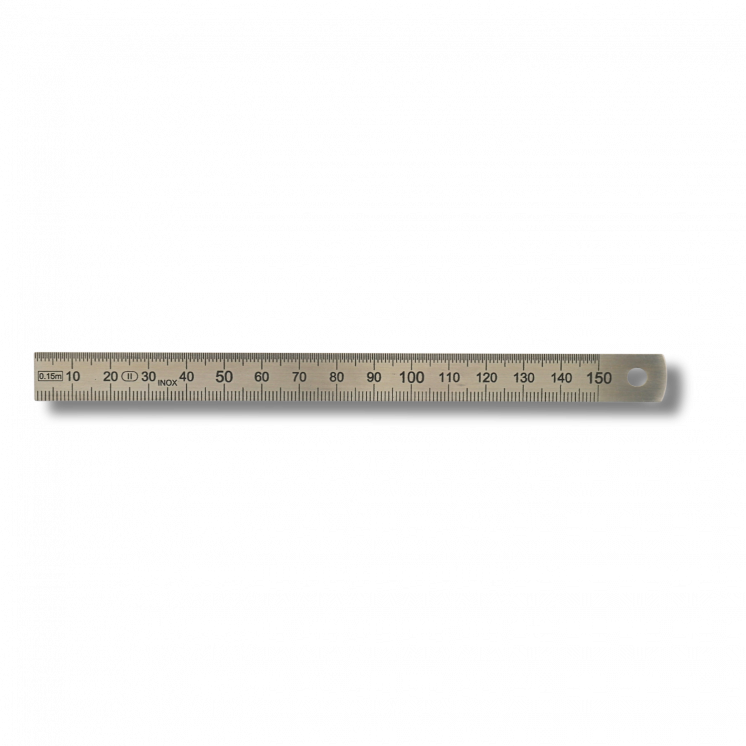 PRATICO - Réglet métallique flexible 150mm, avec graduations par 0,5mm (PR1350.570)