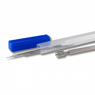 BECO TECHNIC - Assortiment de 12 équarrissoirs Ø0,6mm à 1,4mm, avec un mandrin (205489)