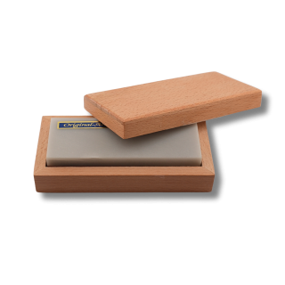 MV - Pierre d'aiguisage combiné Arkansas/India en coffret bois (MV1375.213)