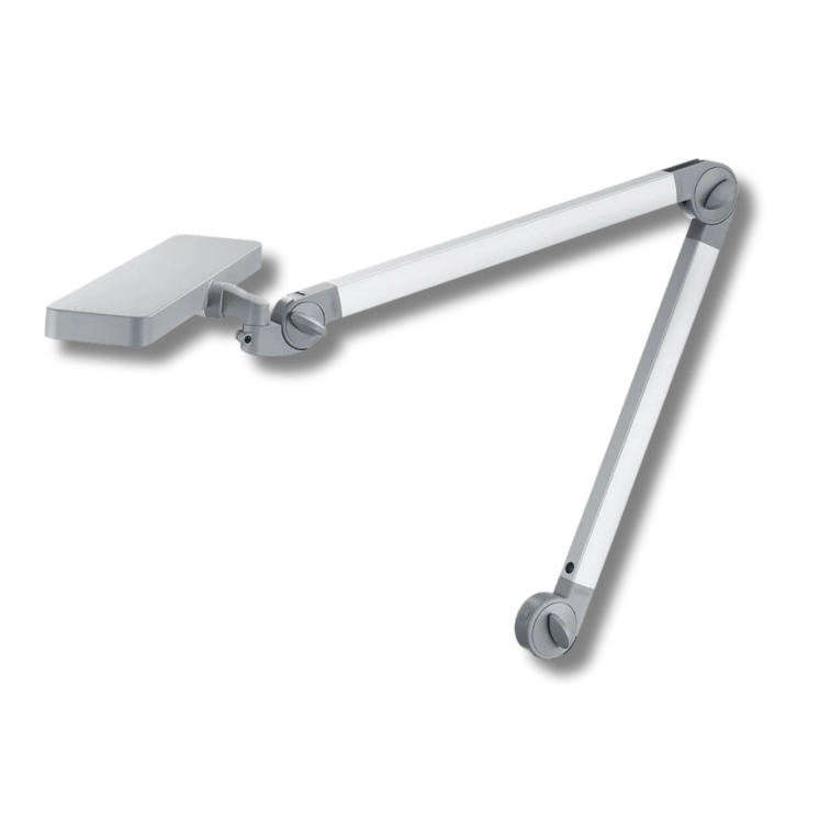 WALDMANN - Lampe d'établi LED à tête articulée, 1250lm, 5000k (ALD 1300/850/D)