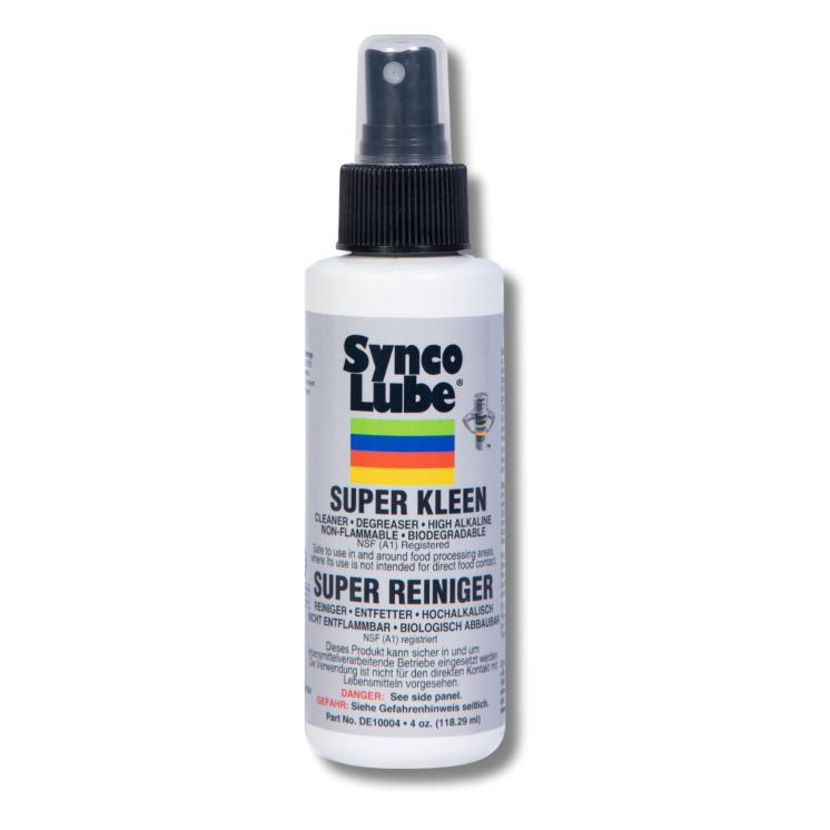 SYNCO LUBE - 10004 Super Kleen - Dégraissant, nettoyant polyvalent, sans solvants (118ml)
