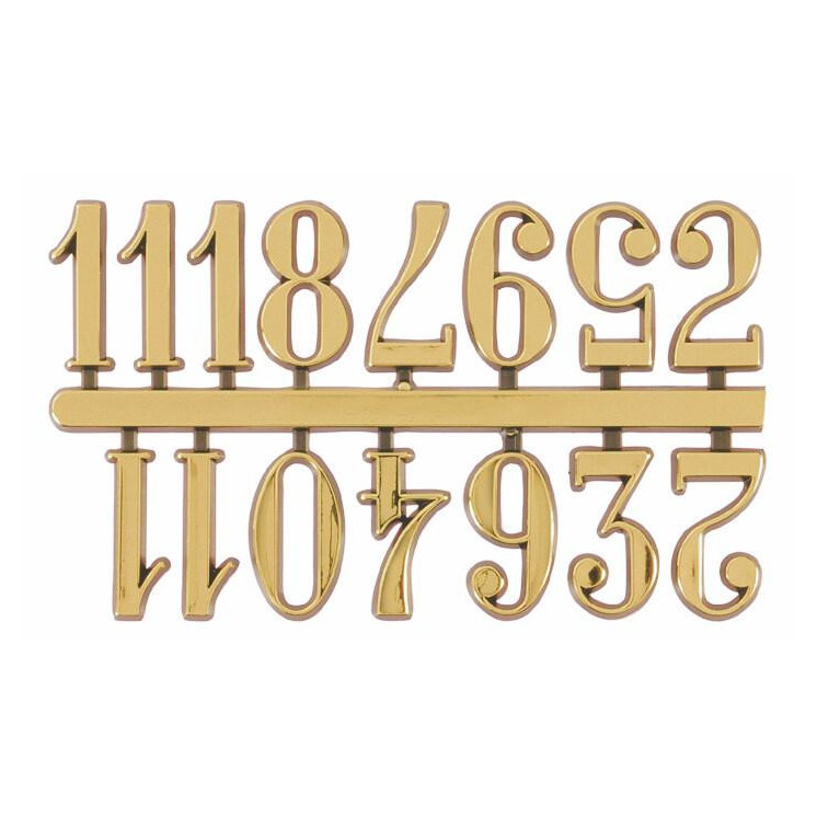 HOROTEC - Chiffres arabes autocollants pour créations d'horloges (55.60X)