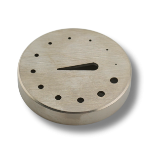 HOROTEC - Outil à trous pour le réglage des balanciers, Ø 40 x 7 mm avec 12 trous Ø 0.50 ~ 2.50 mm (03.424)