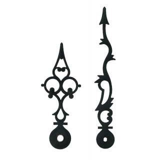 BECO TECHNIC - Paire d'aiguilles en aluminium pour horloge quartz