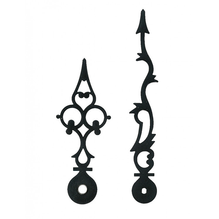 BECO TECHNIC - Paire d'aiguilles en aluminium pour horloge quartz