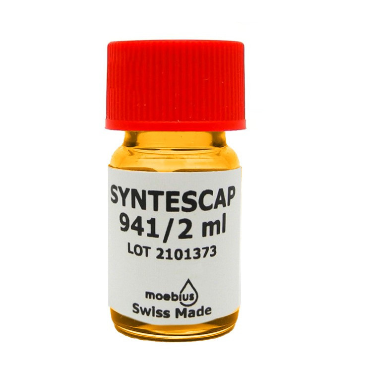 MOEBIUS - 941 Syntescap - Huile de synthèse de haute précision idéale pour les levées d'échappement, 2 ml