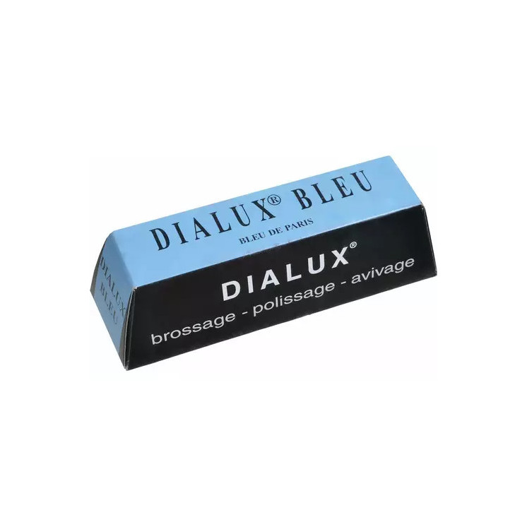 DIALUX - Bleu, pâte à polir de superfinition polyvalente pour tous métaux