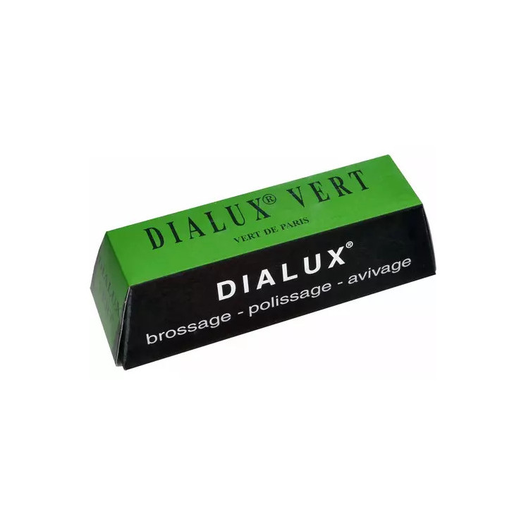 DIALUX - Vert, pâte à polir de superfinition pour les métaux durs blancs