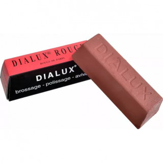 DIALUX - Rouge, pâte à polir de super finition pour les métaux précieux