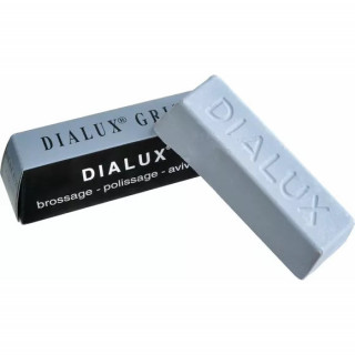 DIALUX - Gris, pâte à polir de pré-polissage pour métaux durs