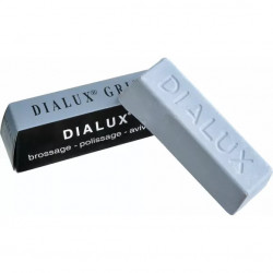 DIALUX - Gris, pâte à polir de pré-polissage pour métaux durs