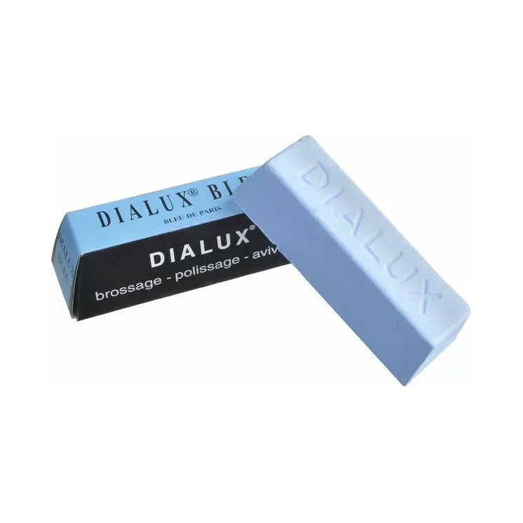 DIALUX - Bleu, pâte à polir de superfinition polyvalente pour tous métaux
