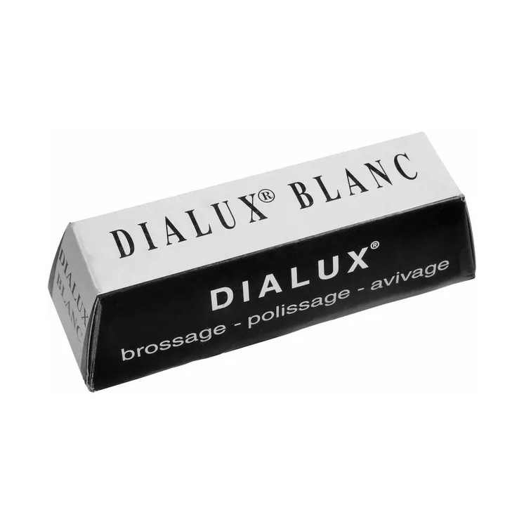 DIALUX - Blanc, pâte à polir de finition pour les métaux fins