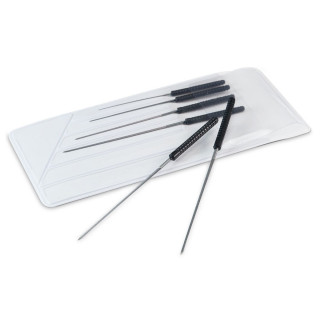 BECO TECHNIC - Assortiment de 6 équarrissoirs avec manche, Ø0,4mm à 1,4mm