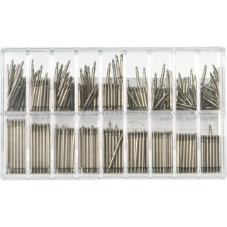 BECO TECHNIC - Assortiment de 360 barrettes, acier inox, Ø1.5 mm, ↕8...24 mm (979995)