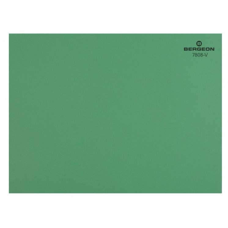 BERGEON - Sous-main d'horloger antidérapant vert, 32x24cm
