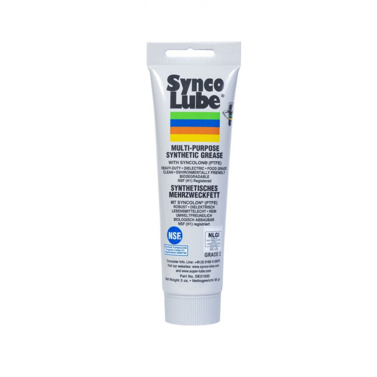 SYNCO LUBE - 21030 - Graisse synthétique multi-usages, sans silicone, tube de 85g
