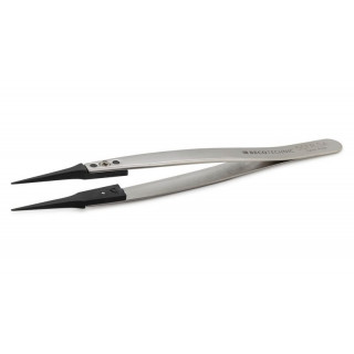 BECO TECHNIC - Brucelles en acier inox, pointes en polyamide, N°5