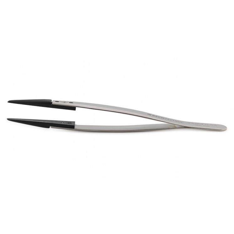 BECO TECHNIC - Brucelles en acier inox, pointes en polyamide, forme 249