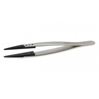 BECO TECHNIC - Brucelles en acier inox, pointes en polyamide, forme 249