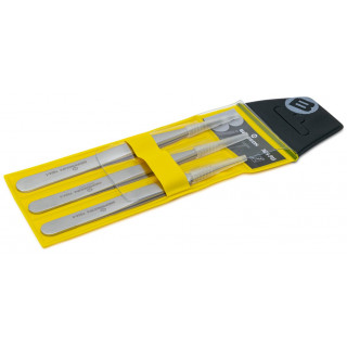 BERGEON - Assortiment de 3 brucelles B-Jet, antimagnétique, N°1-3-5