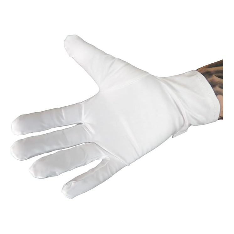 HELI - Gants en microfibre blancs de présentation pour l'horlogerie, bijouterie, amateurs ou professionnels
