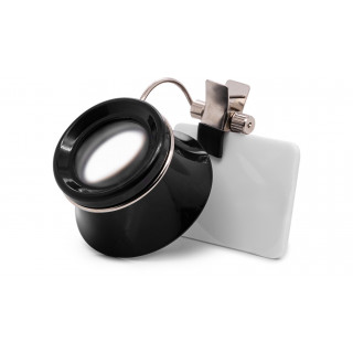 BECO TECHNIC - Loupe avec pince pour lunettes (grossissement au choix)