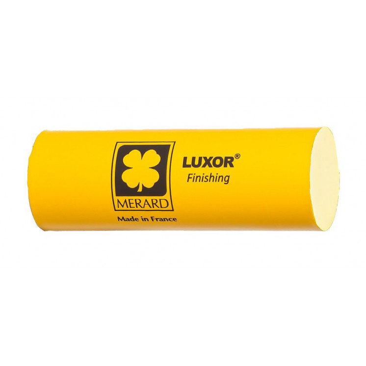LUXOR - Jaune, pâte à polir solide, pour la superfinition sur l'or gris, les métaux cuivreux ou le laiton