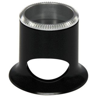 BERGEON - Loupe d'horloger avec trou pour vision directe (grossissement au choix)