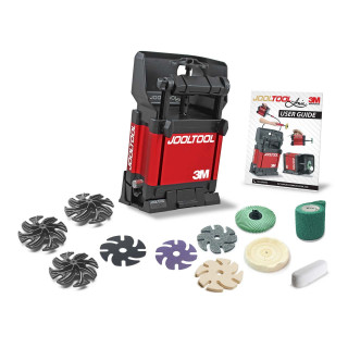 3M - Polisseuse portable moderne, avec assortiment de disques et abrasifs 3M